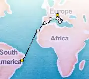 17 Night Venice to Salvador cruise