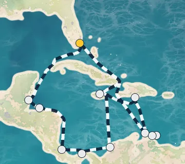 21 Night Miami to Miami cruise