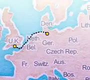 2 Night Hamburg to London cruise