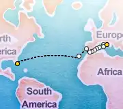 21 Night Rome to Miami cruise