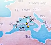 7 Night Sardinia to Cagliari cruise