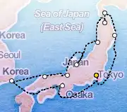 14 Night Tokyo to Tokyo cruise
