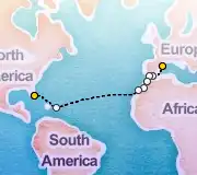 16 Night Barcelona to Miami cruise