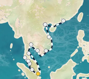 22 Night Singapore to Hong Kong cruise