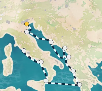 10 Night Venice to Rome cruise