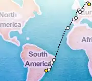21 Night Sao Paolo to Copenhagen cruise