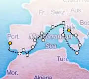 19 Night Lisbon to Rome cruise