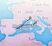 6 Night Savona to Rome cruise