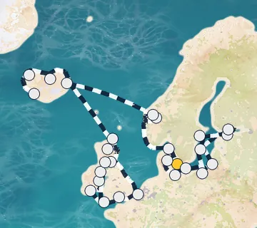 42 Night Copenhagen to London cruise