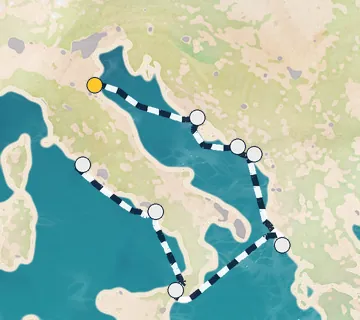 7 Night Ravenna to Rome cruise