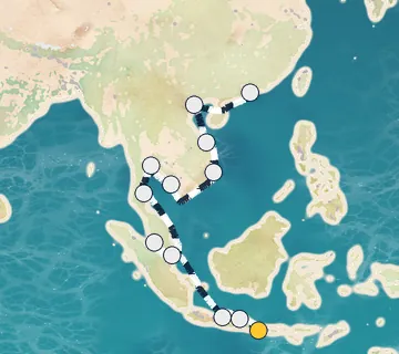 26 Night Bali to Hong Kong cruise