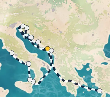 14 Night Dubrovnik to Rome cruise