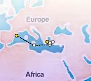 7 Night Barcelona to Athens cruise