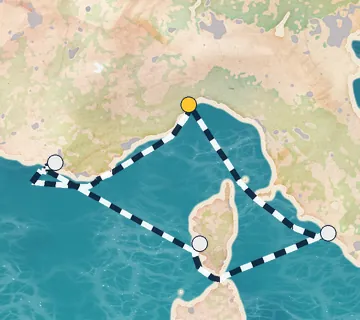 4 Night Savona to Savona cruise