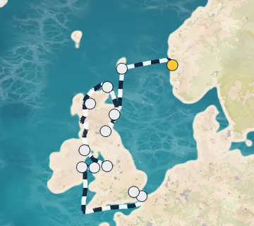14 Night Bergen to Tilbury cruise