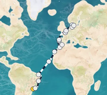 27 Night Sao Paulo to Copenhagen cruise