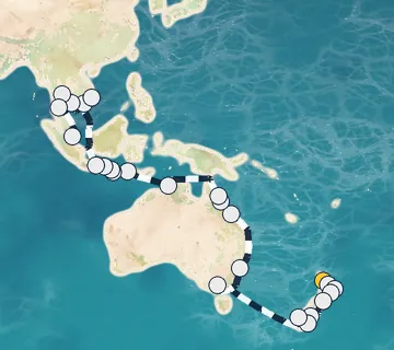 43 Night Auckland to Singapore cruise