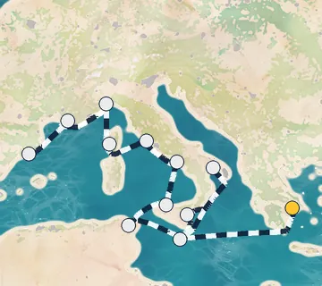 13 Night Athens to Barcelona cruise