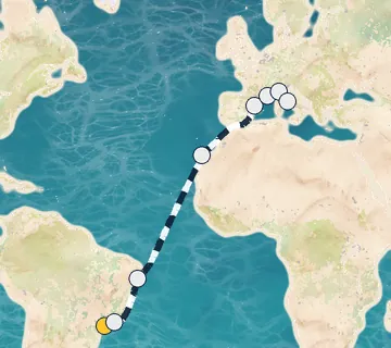 17 Night Sao Paolo to Rome cruise