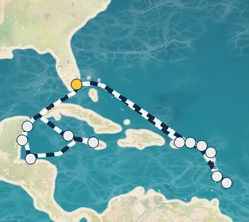 21 Night Miami to Miami cruise