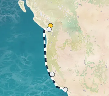 6 Night Vancouver to Los Angeles cruise