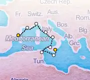 8 Night Barcelona to Catania cruise