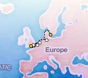 7 Night Copenhagen to London cruise