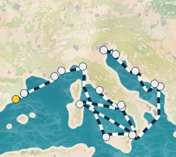 18 Night Barcelona to Venice cruise