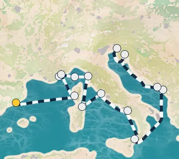 14 Night Barcelona to Monfalcone cruise