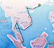 19 Night Singapore to Hong Kong cruise