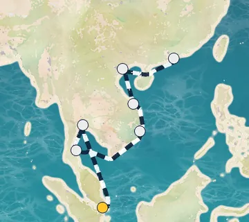 19 Night Singapore to Hong Kong cruise