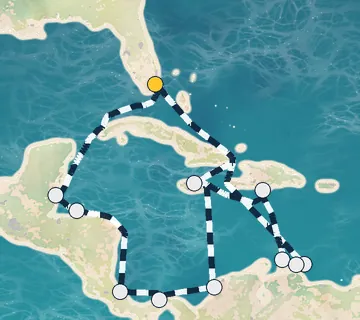 21 Night Miami to Miami cruise