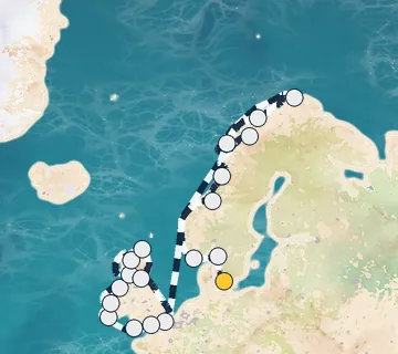 28 Night Copenhagen to London cruise