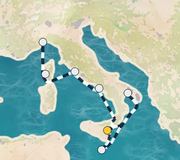 8 Night Catania to Savona cruise