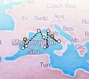 12 Night Barcelona to Rome cruise