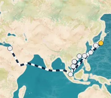 14 Night Tokyo to Singapore cruise