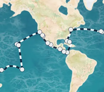 63 Night Barcelona to Sydney cruise