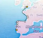 11 Night London to Lisbon cruise