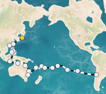 51 Night Tokyo to San Antonio cruise