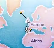 14 Night Tarragona to Reykjavik cruise