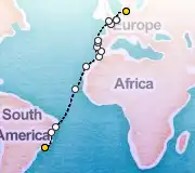 25 Night Rio to Kiel cruise