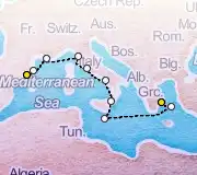 10 Night Barcelona to Athens cruise