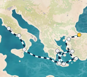 14 Night Istanbul to Rome cruise