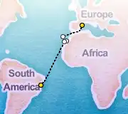 12 Night Barcelona to Salvador cruise
