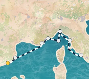 7 Night Barcelona to Rome cruise