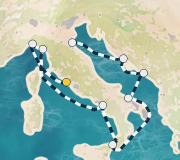 10 Night Rome to Ravenna cruise