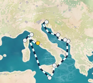 10 Night Rome to Trieste cruise