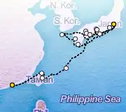 26 Night Tokyo to Hong Kong cruise