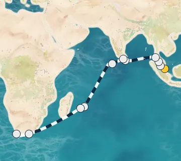 22 Night Singapore to Cape Town cruise
