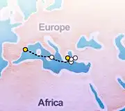 7 Night Athens to Barcelona cruise